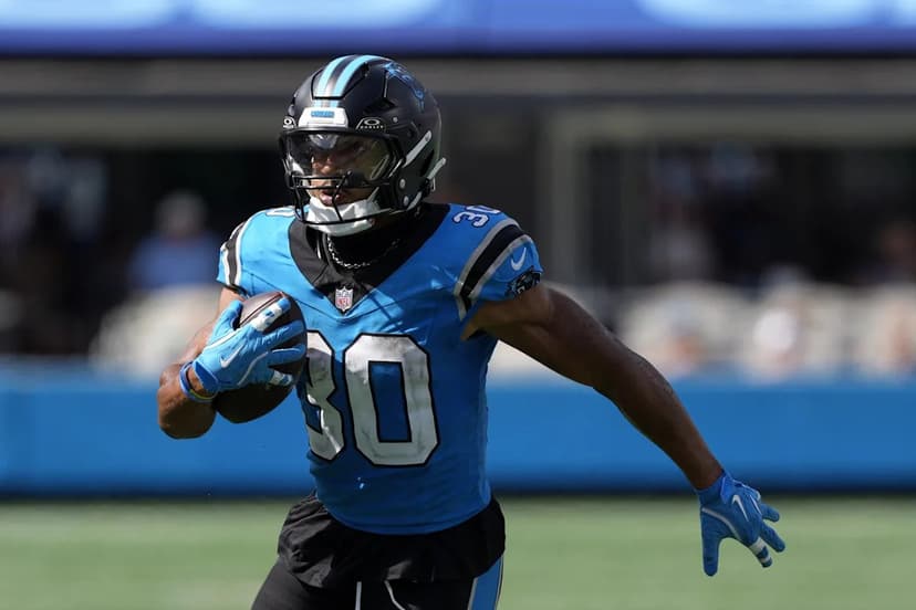 Panthers' Hubbard Sidelined by Calf Injury, Dowdle to Start