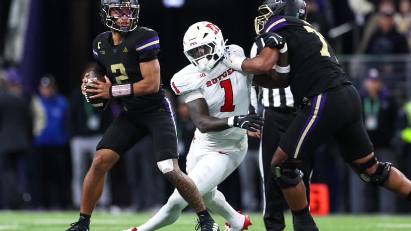 Huskies QB Shines with 400+ Passing, 100+ Rushing Yards in Win over Rutgers