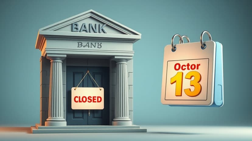 Banks Open on October 13 as No Festivals Observed