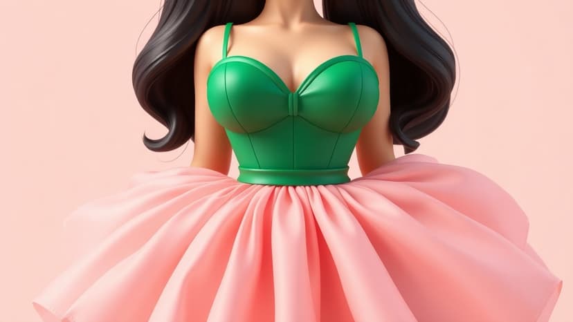 Ariana Grande Dazzles in Rahul Mishra's Emerald and Pink Couture Creation