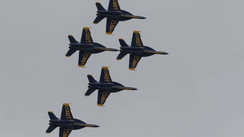Blue Angels Conduct Surprise Flyover in D.C. Amid Government Shutdown