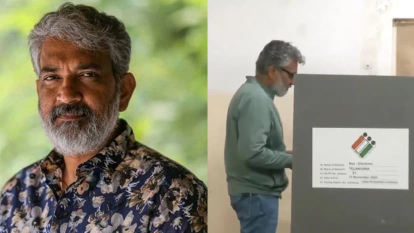 Filmmaker Rajamouli Casts Vote in Telangana By-Election