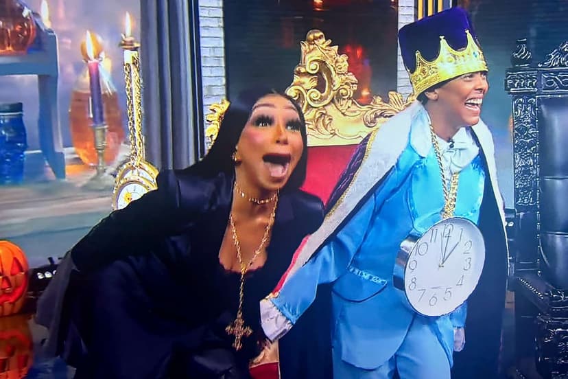 Tamron Hall Channels Flavor Flav for Spooky Flavor of Love Reunion