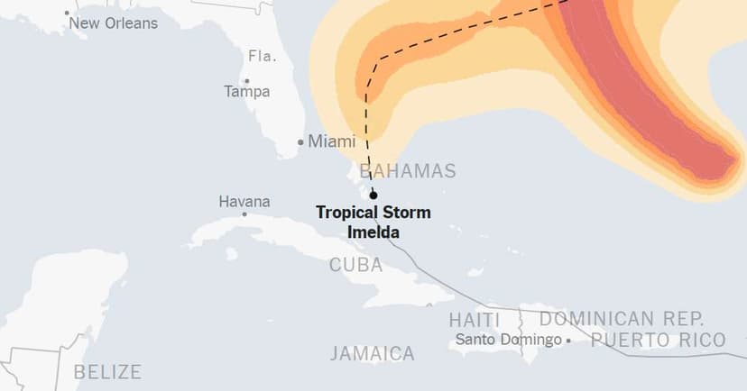 Tropical Storm Imelda Brews as 2025 Hurricane Season Intensifies