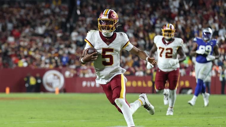 Commanders QB Jayden Daniels Exits Game with Arm Injury