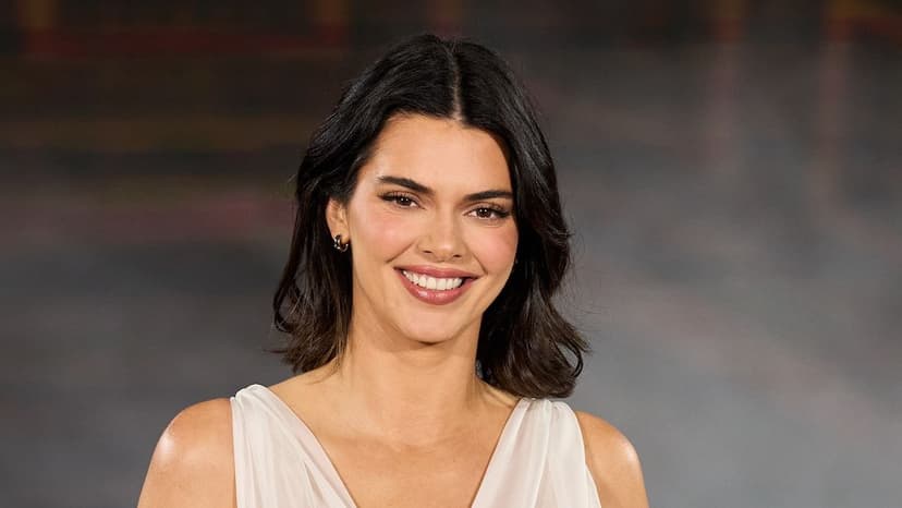 Kendall Jenner Shines in Sheer White Dress at Paris Fashion Week