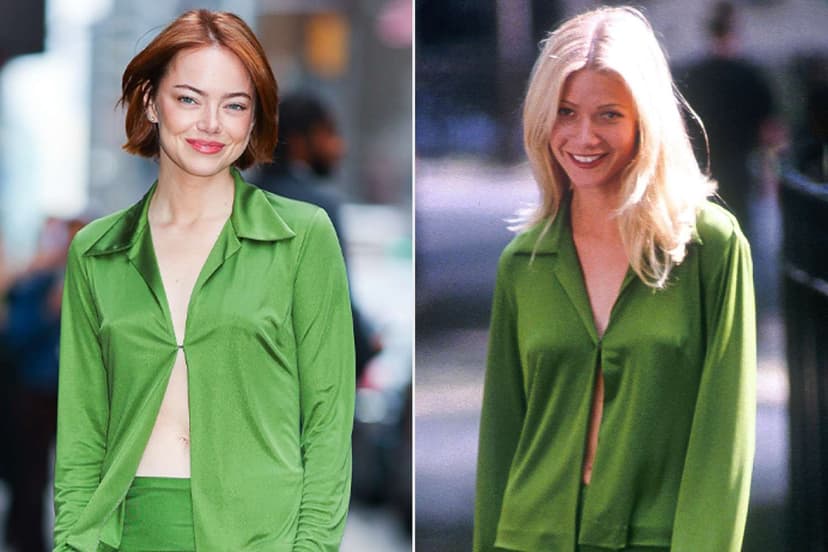 Emma Stone Channels Gwyneth Paltrow's Iconic 90s Film Look