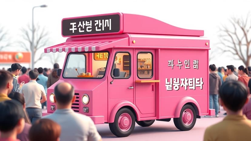 Ateez Star Choi San Gifts Coffee Truck to Hometown, Sparking Excitement