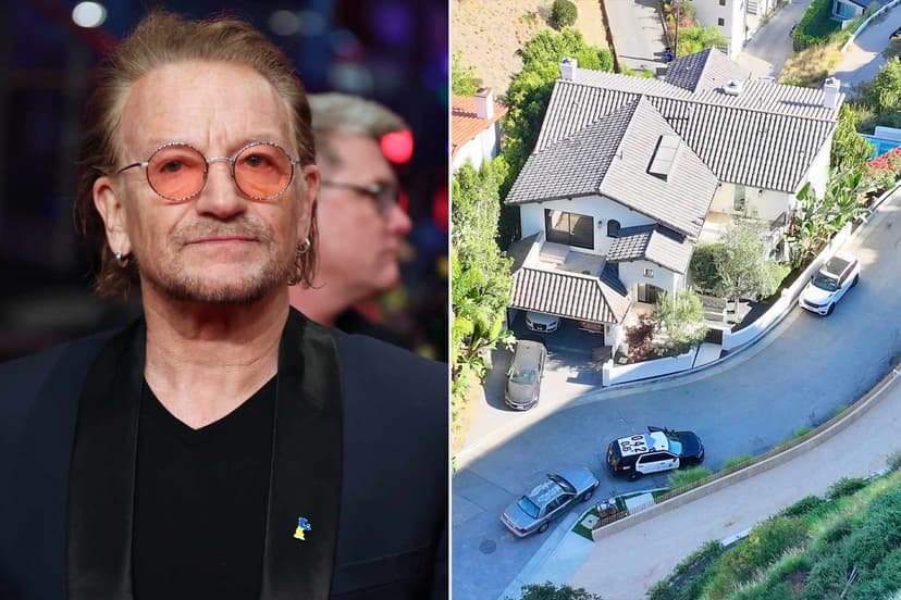 Suspect Arrested After Assault at Bono's Hollywood Hills Property