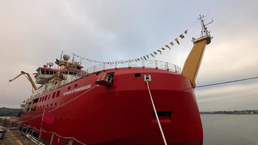 Cutting-Edge Polar Research Ship Departs for Antarctica
