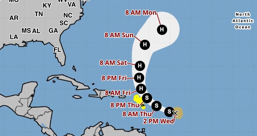 Tropical Storm Jerry Intensifies, Heads Toward Leeward Islands
