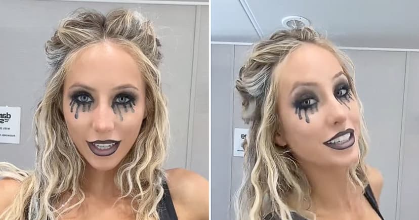 DWTS Contestant Earle Unveils Dramatic Halloween Makeup for Monster-thon