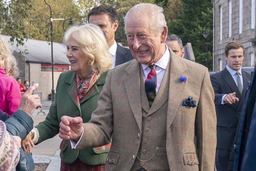 Royals Celebrate Community Spirit, Honor Late Author at Scottish Village Hall