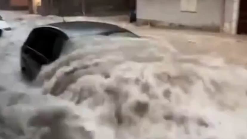 Freak Storm Batters Italian Holiday Spot, Triggering Severe Flooding