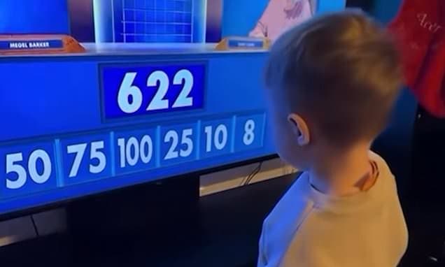Four-Year-Old Masters Countdown Numbers Game