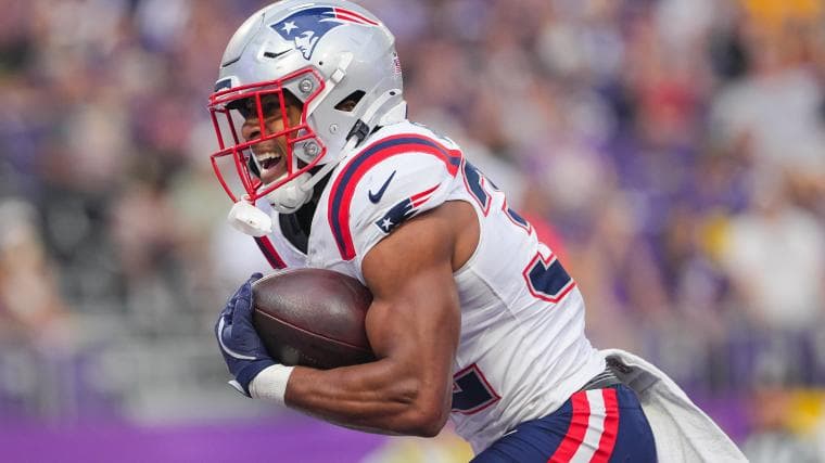Rookie RB TreVeyon Henderson Battles for Playing Time in Patriots' Crowded Backfield