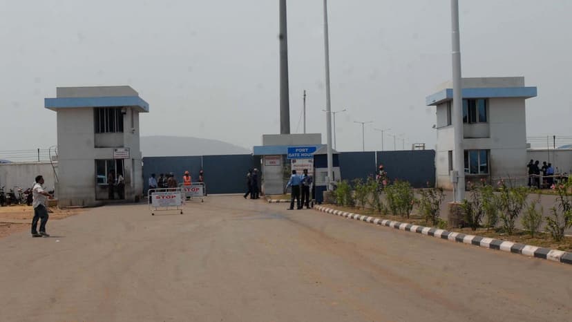 Adani's Eco-Friendly Cement Grinding Unit Rises at Gangavaram Port
