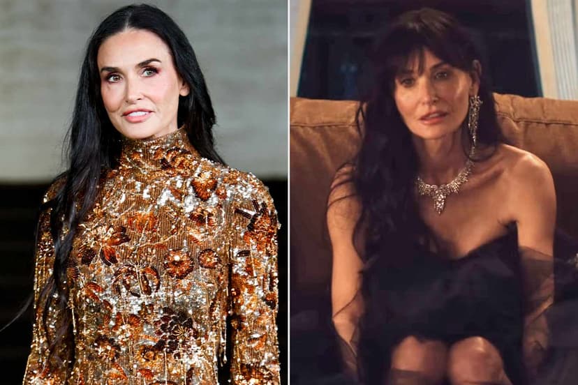 Demi Moore Debuts Dramatic Bangs in Gucci Short Film
