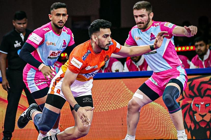 Puneri Paltan Clinch Thrilling Victory Over Jaipur Pink Panthers