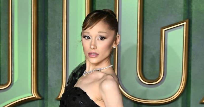 Ariana Grande Dazzles in Dramatic Gown at 'Wicked' Premiere