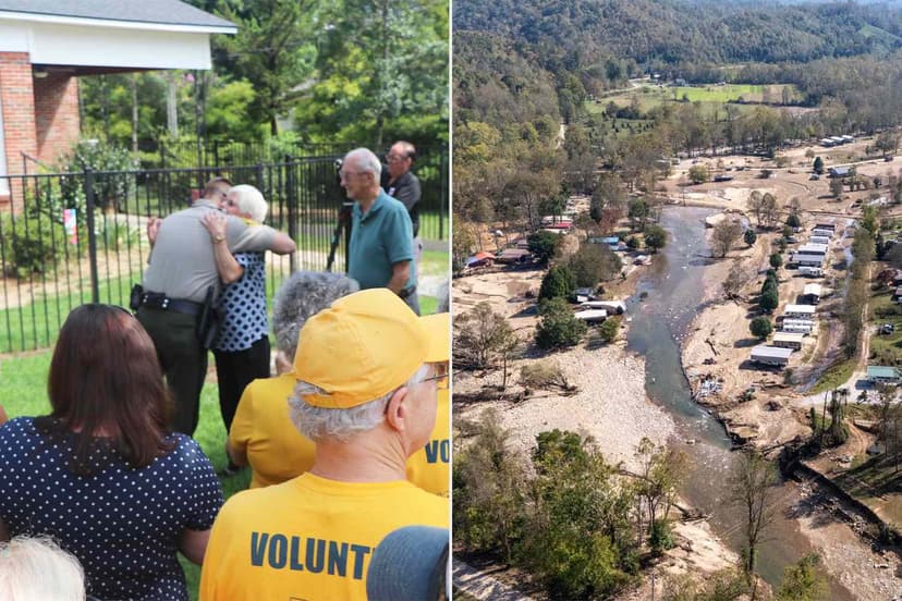 Elderly Couple Rescued from Floodwaters After Harrowing Ordeal