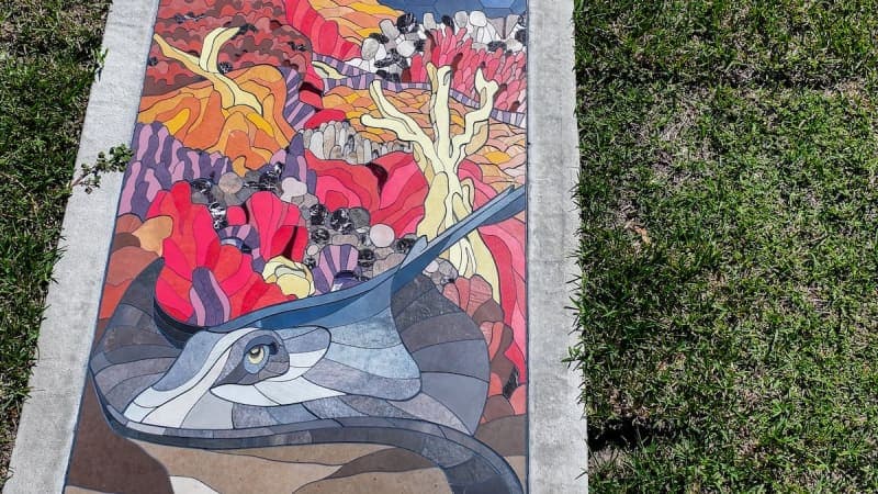 Stunning Mosaic Transforms St. Petersburg Sidewalk into Vibrant Wildlife Showcase