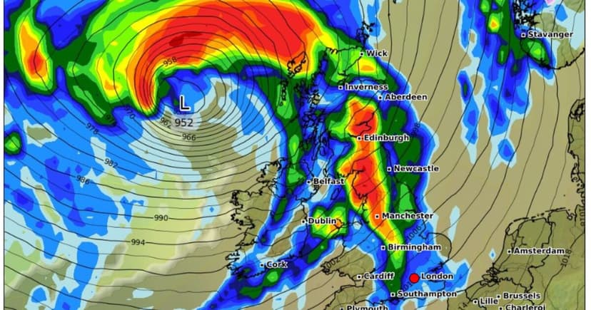 Powerful Storm Amy to Bring Gale-Force Winds and Heavy Rain to UK