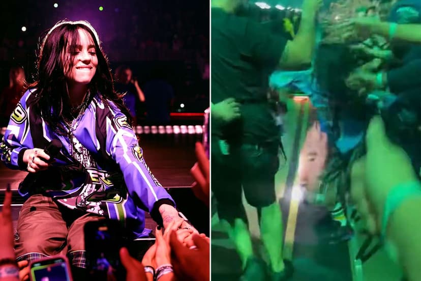 Concertgoer Violently Yanks Billie Eilish Backstage at Florida Show