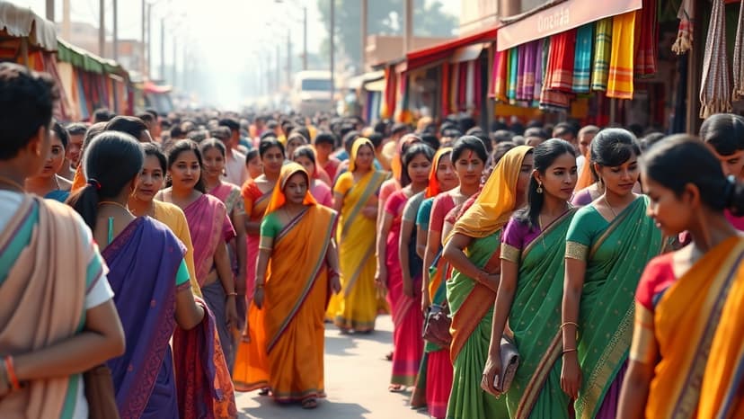 Chennai Shoppers Brave Crowds for Last-Minute Diwali Purchases