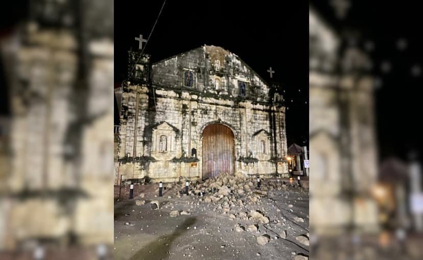 Centuries-Old Church Collapses in Philippines Earthquake