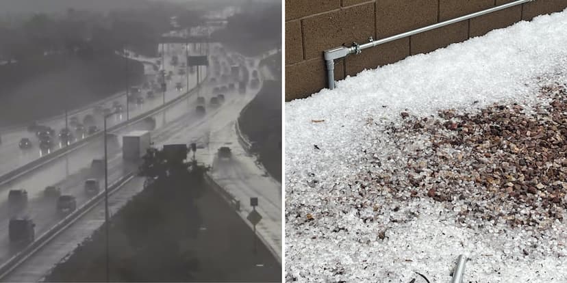 Monsoon Storms Ground Flights, Flood Roads in Phoenix