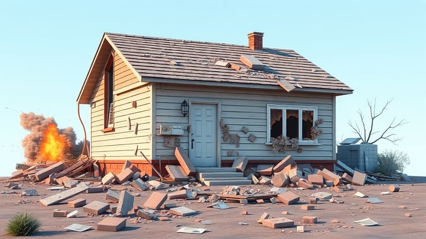 Navratri Puja Turns Tragic as Gas Leak Causes Blast, Destroys House