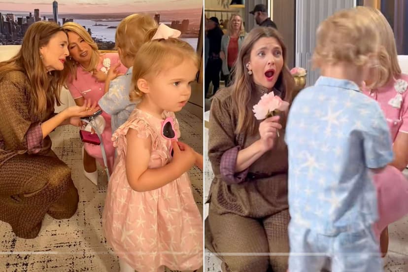 Paris Hilton's Kids Meet Childhood Friend Drew Barrymore in Heartwarming Reunion