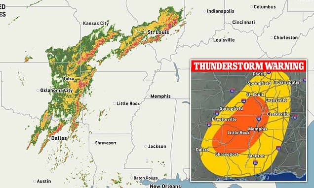 Millions Brace for Severe Storms Pounding Southeast US