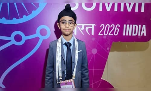 8-Year-Old Tech Prodigy Addresses India AI Summit