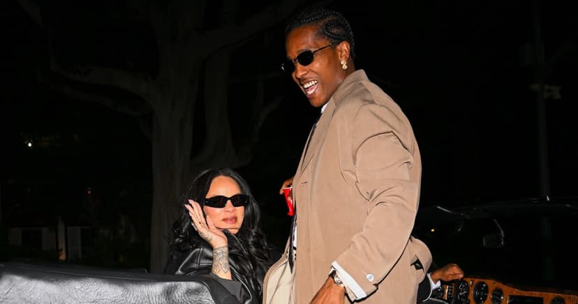 Rihanna and ASAP Rocky Spotted on Romantic Outing with Newborn Daughter