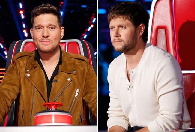 Bublé Blocks Horan on The Voice, Sparking Rivalry