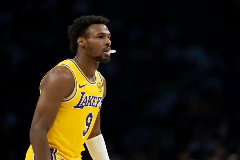 Bronny James Earns First-Quarter Minutes Alongside Luka Doncic