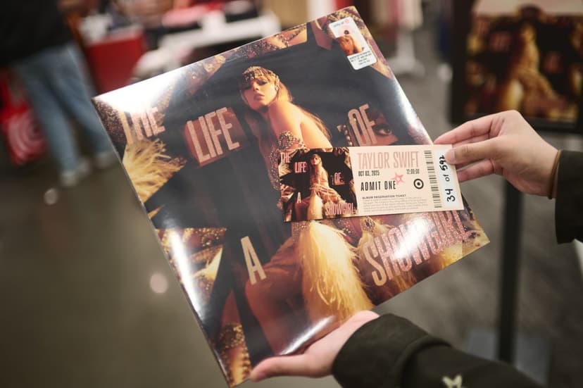 Taylor Swift's 'The Life of a Showgirl' Breaks First-Day Sales Record