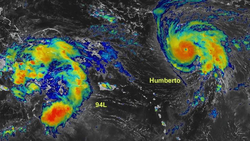 Powerful Hurricane Humberto Barrels Toward Caribbean, Bahamas, and Southeast US