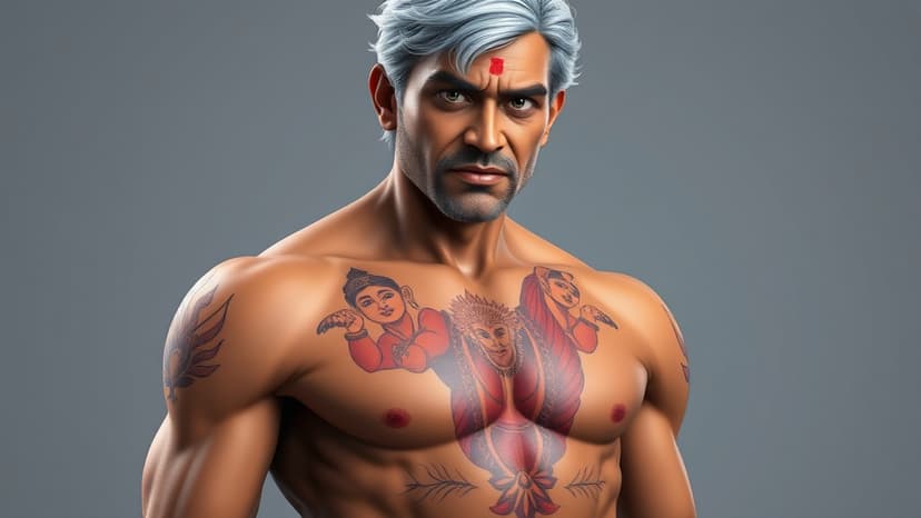 Ajith Kumar's Spiritual Tattoo Captivates Fans on Temple Visit