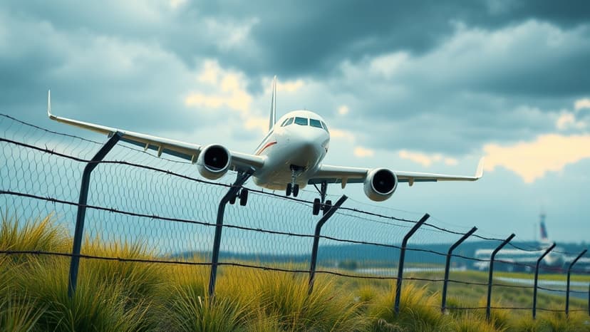 Plane Aborts Heathrow Landing as Storm Benjamin Batters Europe