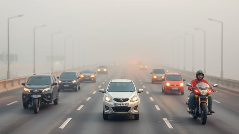 Delhi Chokes Under Toxic Haze as Pollution Levels Soar
