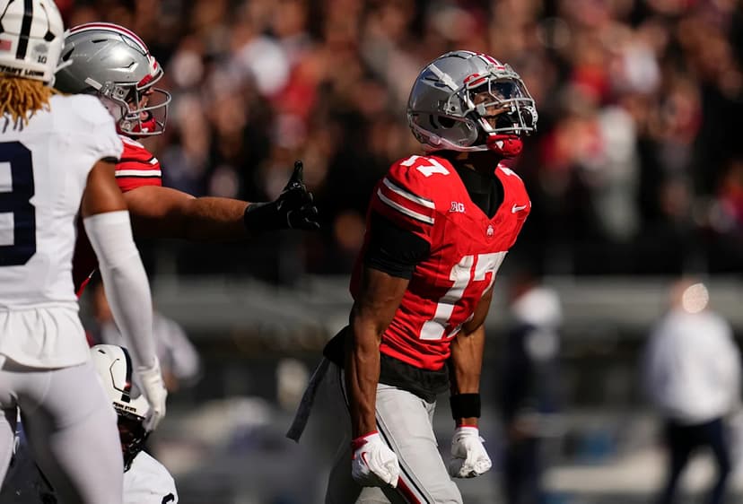 Injury Sidelines Ohio State's Carnell Tate in Crucial Big Ten Matchup