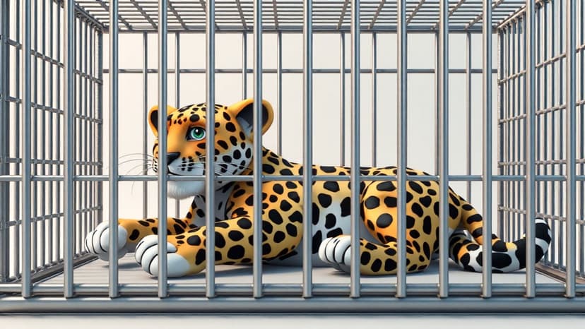 Tranquilized Leopard Captured After Wandering into Indonesian Hotel