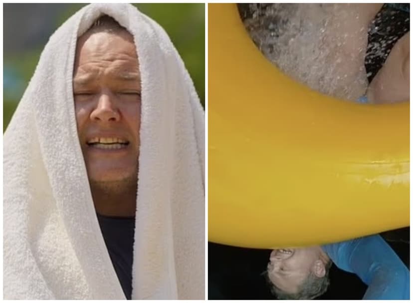 Alan Carr's waterslide fail is TV gold!