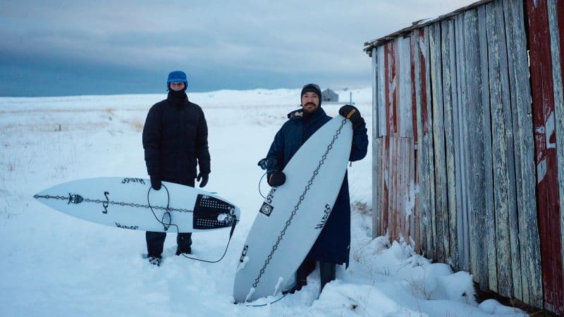 Arctic Surfing: Chasing Waves in Frozen Barents Sea