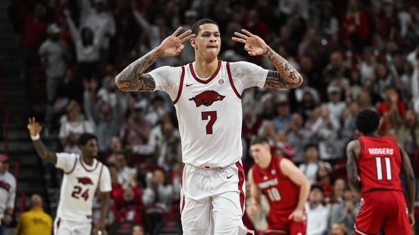 Brazile Explodes: Arkansas Shocks Louisville 89-80