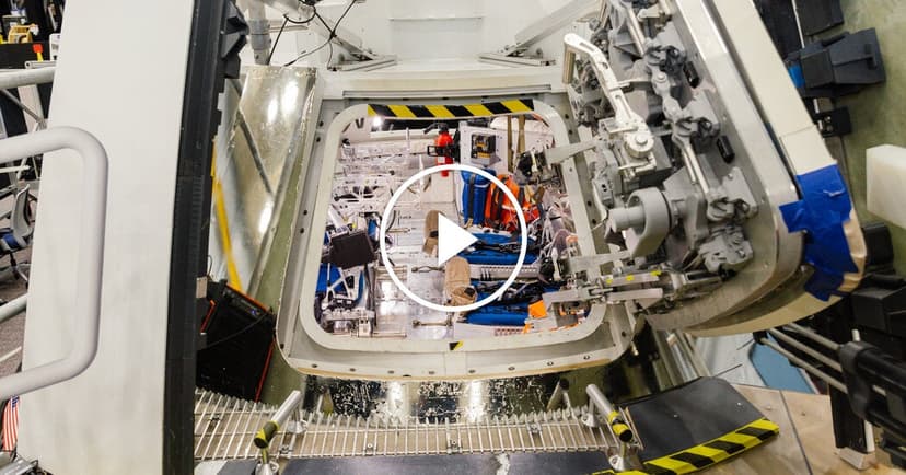 Astronauts' 10-Day Space Home: Van-Sized Capsule Living