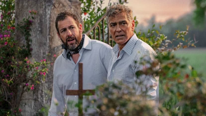 Clooney Helps Sandler Ditch Baggy Clothes for Oscars Bid